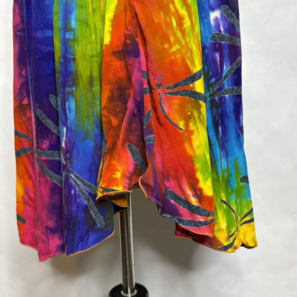 Hula Hula Hawaii Dragonfly Tie Dye Dress / Coverup (OS) - Picture 5 of 11